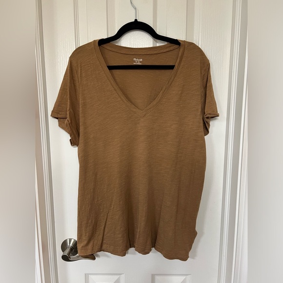 Madewell 100% Cotton Short Sleeve V-Neck T-shirt Bundle Size XL - Picture 5 of 12
